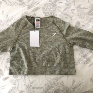 Vital seamless long sleeve crop top